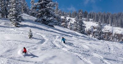 Snowboard action